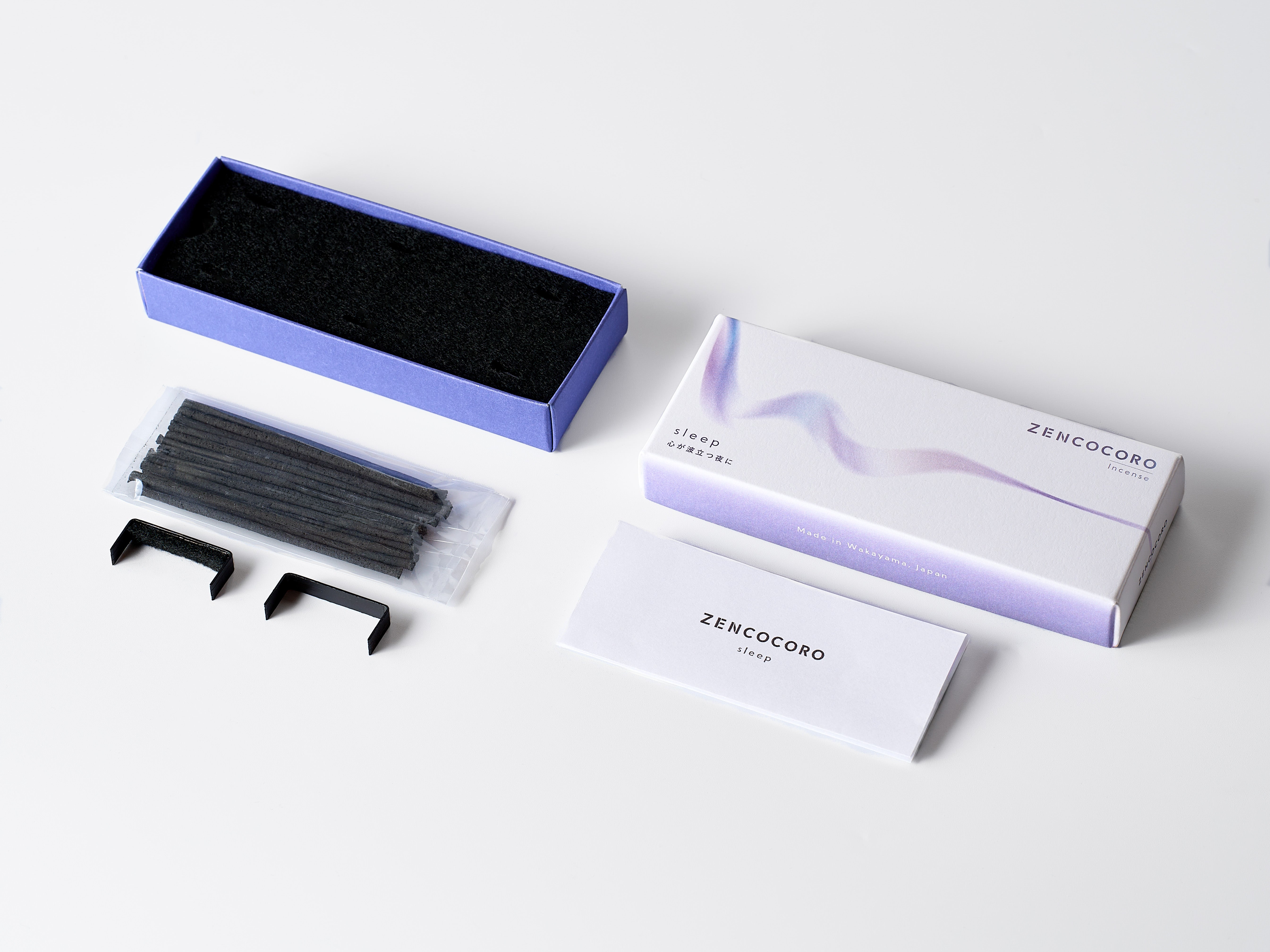 ZENCOCORO -sleep- | Incense that supports natural sleep